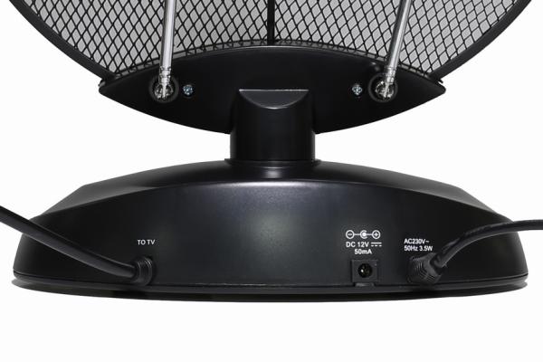EVOLVEO Xany 4,  230/ 12V,  aktivní pokojová anténa FM/ DAB+/ DVB-T2,  filtr LTE, 4G, 5G3