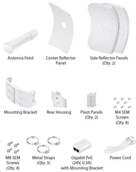 UBNT airMAX LiteBeam 5AC LR [max.867Mbps,  AP/ Klient,  5GHz,  26dBi anténa,  5GHz,  airMAXac]1