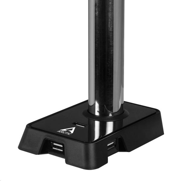 Držiak stola ARCTIC Z1 (Gen.3) pre 1x LCD do 43",  nosnosť 15 kg,  USB HUB,  čierny3