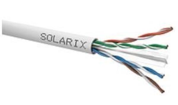 Inštalačný kábel Solarix UTP,  Cat6,  vodič,  PVC,  krabica 305m SXKD-6-UTP-PVC