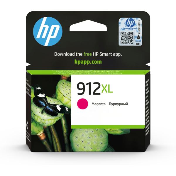 HP 912XL High Yield Magenta Original Ink Cartridge (825 pages) blister