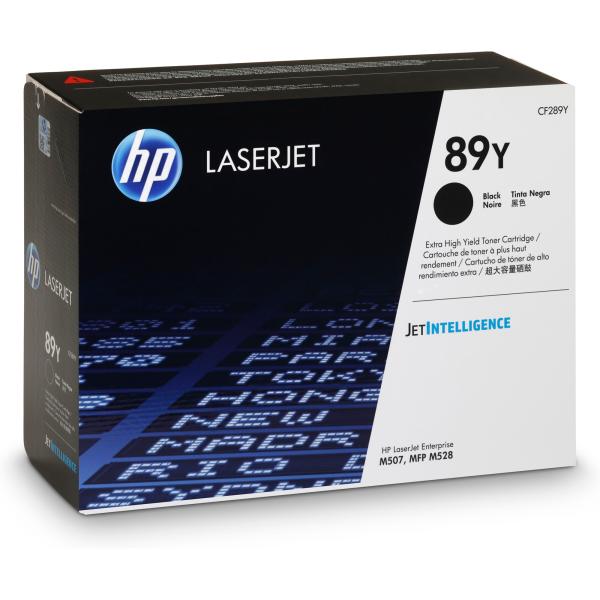 HP 89Y Black LaserJet Toner Cartridge (20,000 pages)2