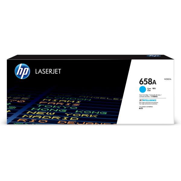 HP 658A Cyan LaserJet Toner Cartridge (6, 000 pages)1