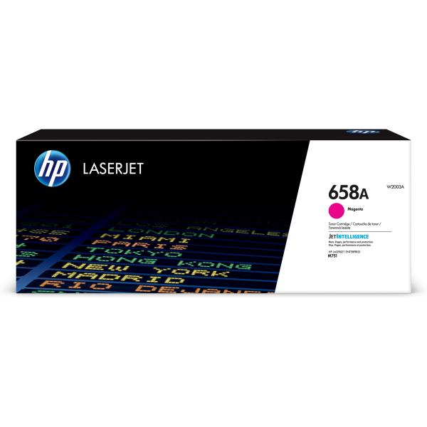 HP 658A Magenta LaserJet Toner Cartridge (6, 000 pages)0