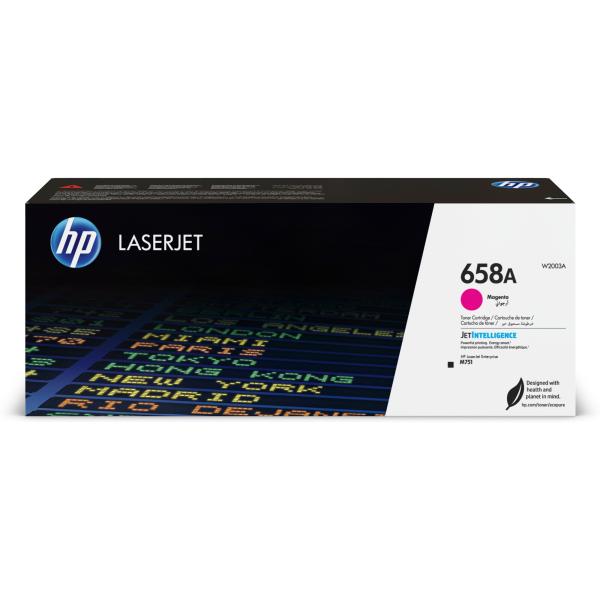 HP 658A Magenta LaserJet Toner Cartridge (6, 000 pages)0