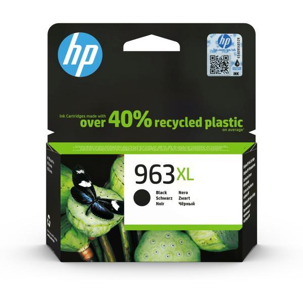 HP 963XL High Yield Black Original Ink Cartridge (2, 000 pages)