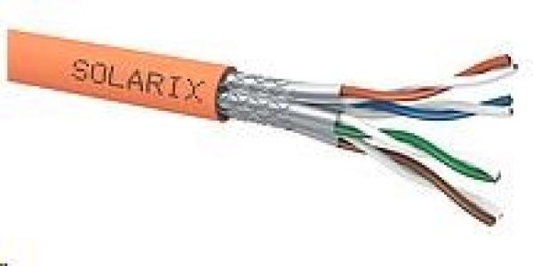 Inštalačný kábel Solarix SSTP,  Cat7,  drôt,  LSOH,  cievka 500 m SXKD-7-SSTP-LSOH