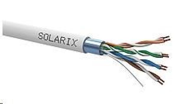 Inštalačný kábel Solarix FTP,  Cat5E,  licna,  PVC,  krabica 305m SXKL-5E-FTP-PVC-GY