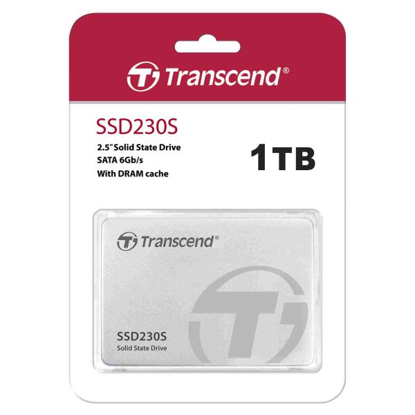 TRANSCEND SSD 230S 1TB,  SATA III 6Gb/ s,  3D TLC,  hliníkové puzdro3