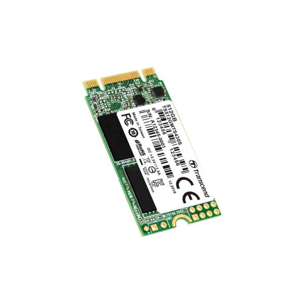 TRANSCEND Industrial SSD MTS430S 512GB, M.2 2242, SATA III 6 Gb/s, TLC1