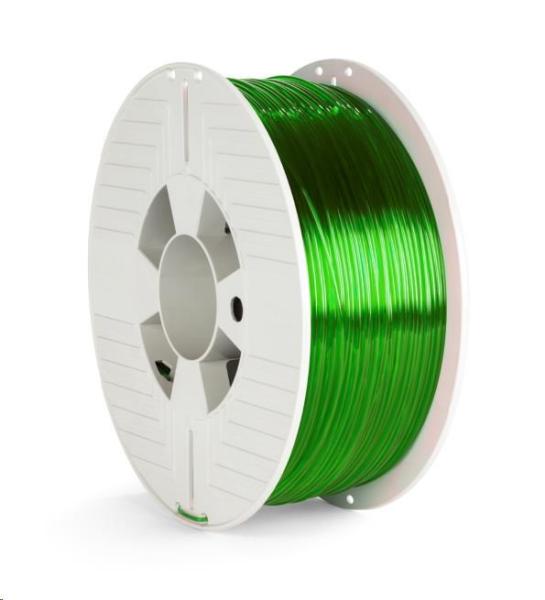 VERBATIM Filament pre 3D tlačiarne PET-G 1.75mm,  327m,  1kg zelená priehľadná