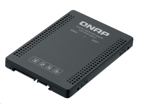 QNAP adaptér QDA-A2MAR (2x M.2 SSD SATA sloty v 2, 5" SATA rámčeku)