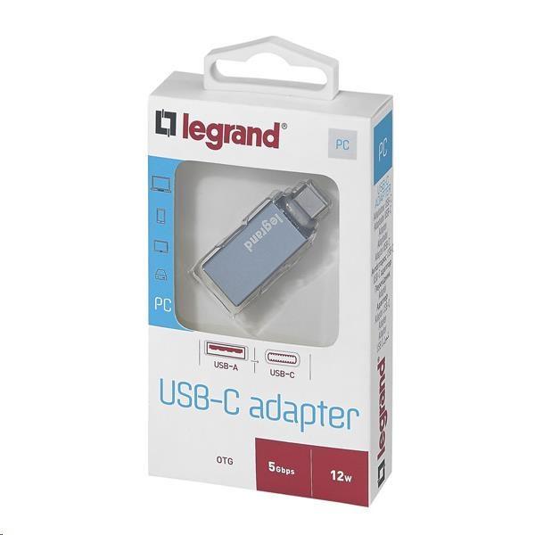 Adaptér Legrand USB A /  USB C