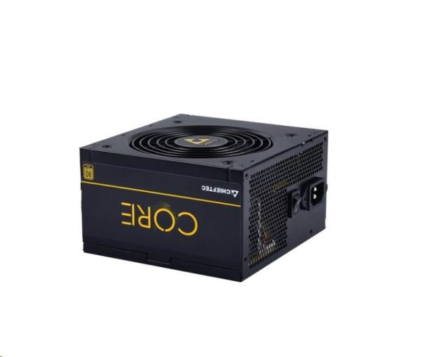 CHIEFTEC zdroj Core Series BBS-600S,  600W,  120mm fan,  80+ Gold3