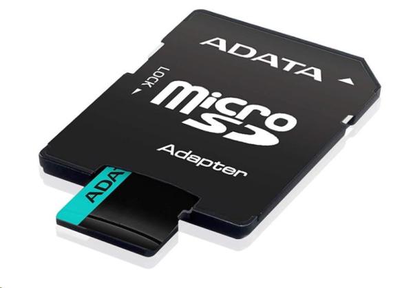 ADATA MicroSDXC karta 128GB Premier Pro UHS-I V30S (R:100/ W:80 MB/ s) + SD adaptér3