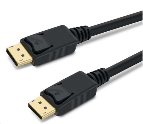PREMIUMCORD DisplayPort 1.3/ 1.4 pripojovacie káble M/ M,  pozlátené konektory,  1.5m