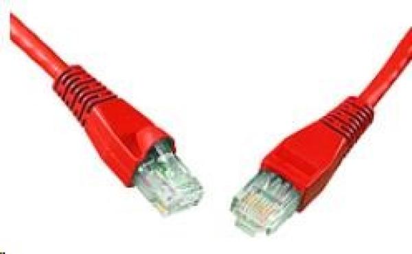 SOLARIX patch kábel CAT5E UTP PVC 5m červený