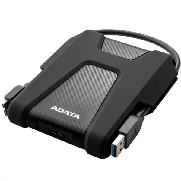 Externý pevný disk ADATA 1TB 2,5" USB 3.1 AHD680, čierna (guma, odolná voči nárazom)1