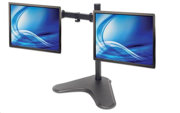 Stojan MANHATTAN (univerzálny) pre 2 LCD monitory,  13" až 32",  8 kg1