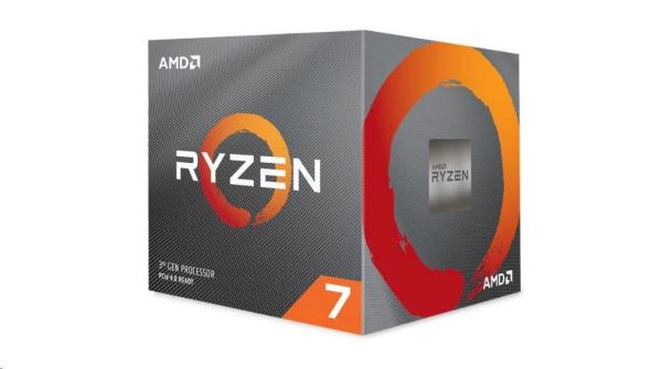 CPU AMD RYZEN 7 3700X,  8-core,  3.6 GHz (4.4 GHz Turbo),  36MB cache (4+32),  65W,  socket AM4,  Wraith Prism Cooler