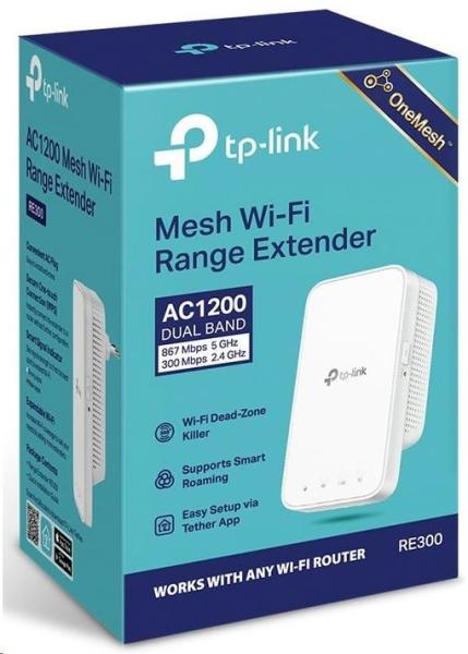 TP-Link RE300 OneMesh WiFi5 Extender/Repeater (AC1200,2,4GHz/5GHz)6