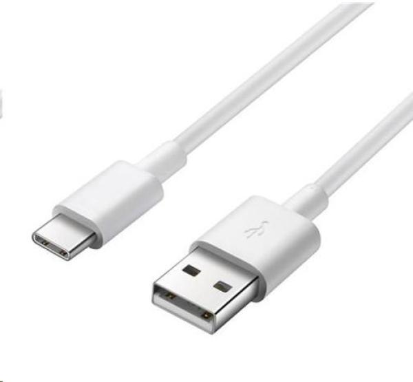 Kábel USB PREMIUMCORD 3.1 C/ M - USB 2.0 A/ M,  rýchlonabíjací prúd 3A,  10 cm,  biela