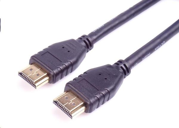 Kábel HDMI PREMIUMCORD 2.1 vysokorýchlostný + ethernetový kábel 8K@60Hz,  pozlátené konektory,  1, 5 m