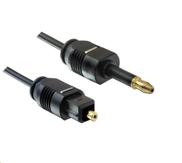 PremiumCord 3, 5mm mini Toslink, OD: 2, 2mm, 1m