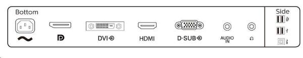 Philips MT IPS LED 23, 8" 241B8QJEB/ 00- IPS panel,  1920x1080,  250cd,  HDMI,  DVI-D,  VGA,  DP,  USB,  repro,  pivot1