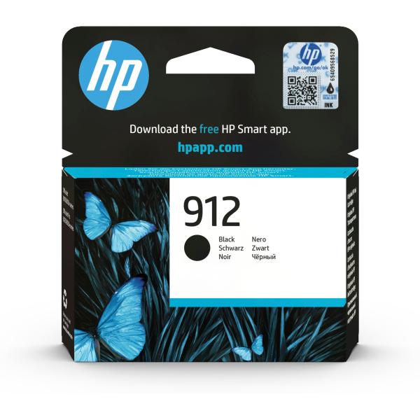 HP 912 Black Original Ink Cartridge (300 pages)
