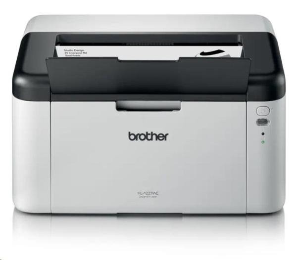 BROTHER tiskárna laserová mono HL-1223WE - A4,  21ppm,  2400x600,  32MB,  GDI,  USB 2.0,  WIFI,  150l,  startovací toner 1500str