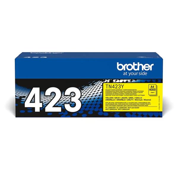 BROTHER Toner TN-423Y pro HL-L8260CDW/ HL-L8360CDW/ DCP-L8410CDW,  4.000 stran,  Yellow