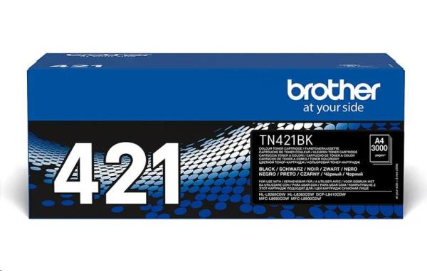 BROTHER Toner TN-421BK pro HL-L8260CDW/ HL-L8360CDW/ DCP-L8410CDW,  3.000 stran,  Black