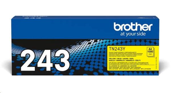 BROTHER Toner TN-243Y - PRO HLL3210 HLL3270 DCPL3510 DCPL3550 MFCL3730 MFCL3770 - cca 1000stran