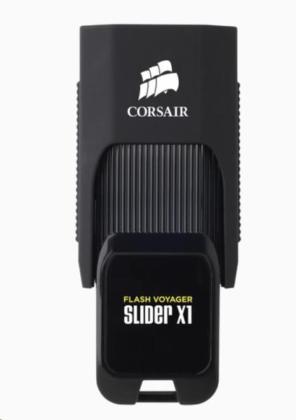 Flash disk CORSAIR 128 GB Voyager Slider X1,  USB 3.0,  čierna3