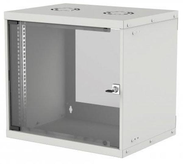 Intellinet 19" rack BASIC 9U/400 mm, sivý, rozložený flatpack