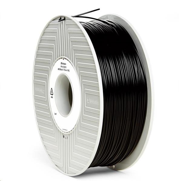 VERBATIM Filament pre 3D tlačiarne ABS 1.75mm,  404m,  1kg čierna (55010 OLD)1