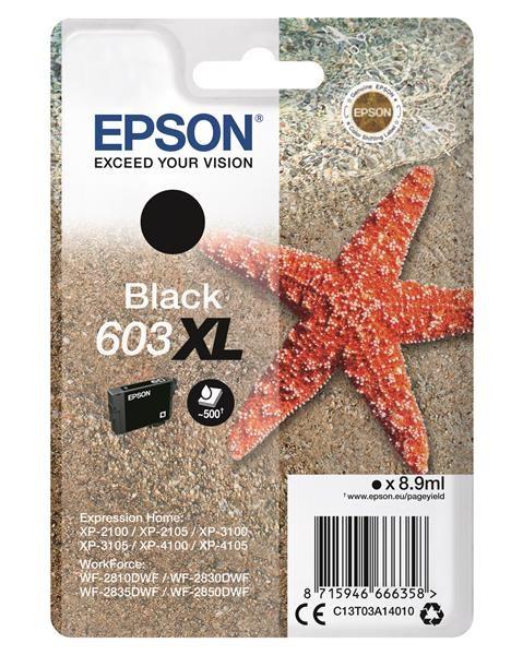 Čierny atrament EPSON Singlepack "Starfish" Black 603XL