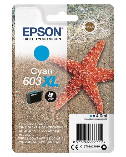 Atramentová tyčinka EPSON Singlepack "Starfish" Cyan 603XL