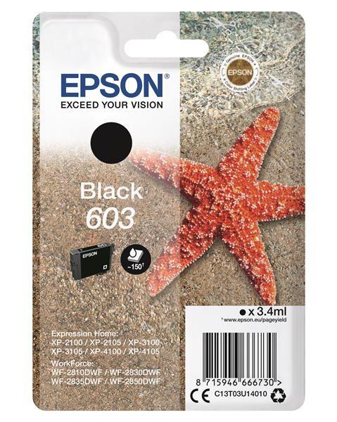 Čierny atrament EPSON Singlepack "Starfish" Black 603