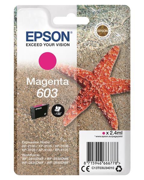 Atramentová tyčinka EPSON Singlepack "Starfish" Magenta 603