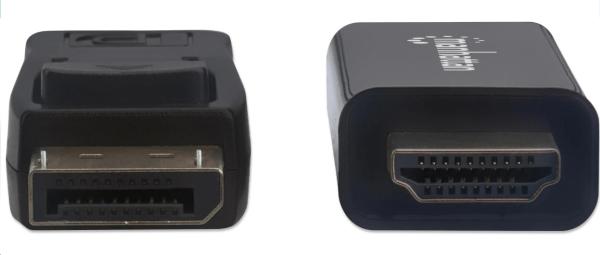 MANHATTAN Kábel DisplayPort - HDMI,  1 m,  čierny1