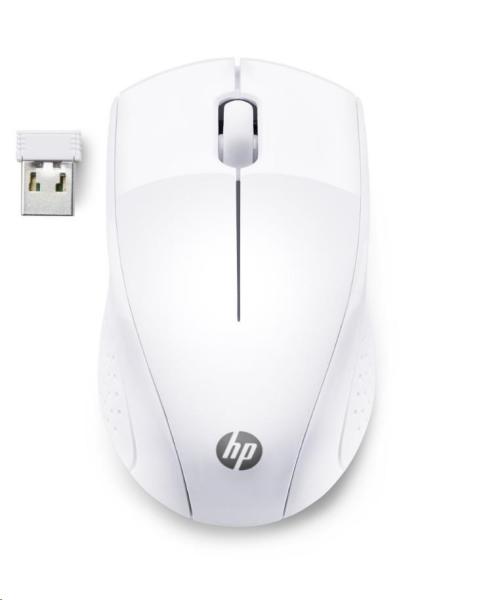 Myš HP - 220 Myš,  bezdrôtová,  biela