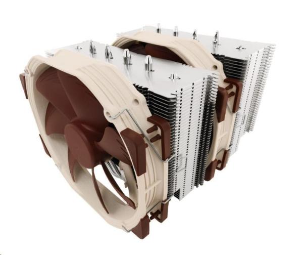NOCTUA Chladič CPU NH-D15 SE-AM4,  2x 140mm,  AM4,  AM5,  hnědá/ stříbrná2