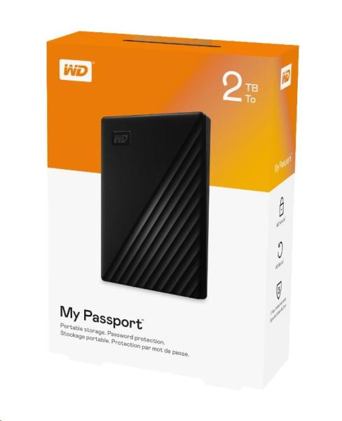 Prenosný 2TB disk WD My Passport Ext. 2.5" USB3.0 Čierna3