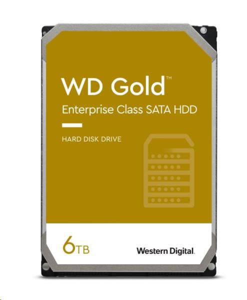 WD GOLD WD6003FRYZ 6TB SATA/  6Gb/ s 256MB cache 7200 otáčok za minútu,  CMR,  Enterprise