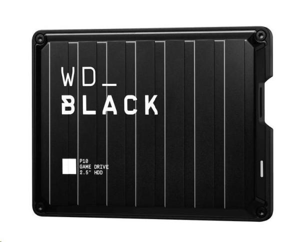 WD BLACK P10 Game Drive 4TB,  Externí HDD,  USB 3.0,  černá0