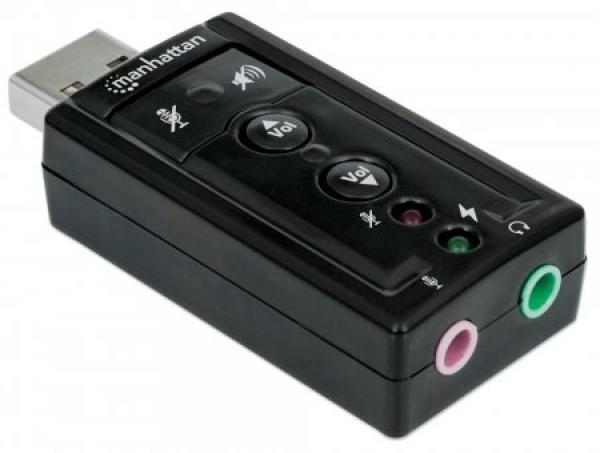 MANHATTAN Hi-Speed USB 3D 7.1 zvukový adaptér4