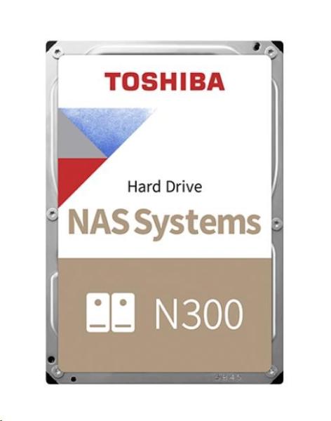 TOSHIBA HDD N300 NAS 10TB,  SATA III,  7200 otáčok za minútu,  256MB cache,  3, 5",  BULK
