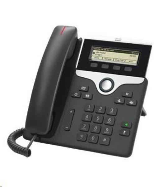 Cisco CP-7811-3PCC-K9=,  telefón VoIP,  1line,  2x10/ 100,  displej,  PoE